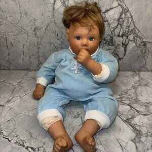 Vtg Lee Middleton Baby Doll 1995 Blue Eyes 071294 Thumb Sucker USA